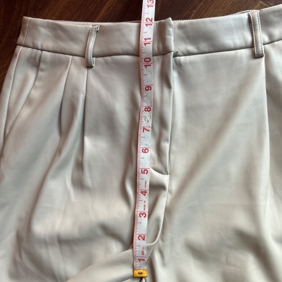 HOUSE OF HARLOW 1960 Vegan Leather High Waist Pants size 6 - Picture 7 of 9